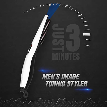 Rechargeable Hair Curler Beard Shawl Comb Multi functional Hair Straightener