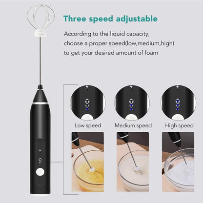2 in 1 Rechargeable Milk Frother