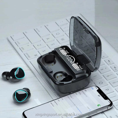 M10 Wireless Bluetooth Earbuds | Mini Power Bank