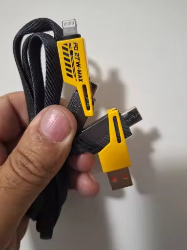 Logilink 60W Fast Charging Data Cable | 4‑in‑1 Multi USB