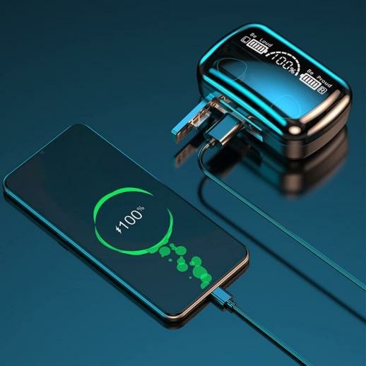 M10 Wireless Bluetooth Earbuds | Mini Power Bank