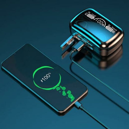 M10 Wireless Bluetooth Earbuds | Mini Power Bank