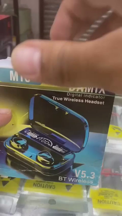 M10 Wireless Bluetooth Earbuds | Mini Power Bank